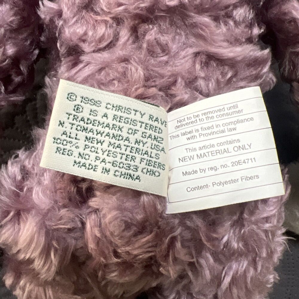 VTG 1998 GANZ COTTAGE COLLECTIBLES TEDDY LINDSEY JOINTED POSEABLE PLUSH BEAR 20’ - Picture 15 of 16